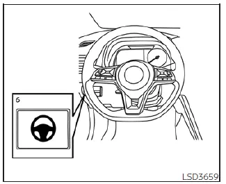 Close-up of the ProPILOT Assist steering and master control switches