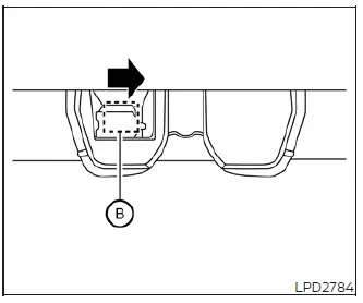 Moving the internal mechanical latch lever to manually release the rear hatch lock cylinder