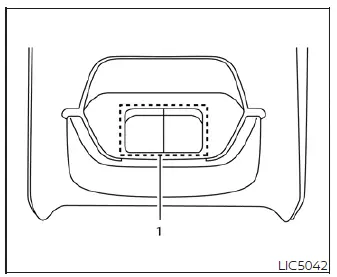 Rear seat Type-A USB charging ports in the Nissan Leaf