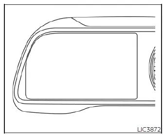 Overview of the Nissan Leaf vehicle information display cluster