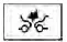 Yellow AEB system warning icon