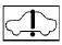 Yellow EV system warning icon