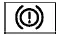 Yellow electronic parking brake maintenance icon