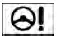 Yellow electric power steering warning icon