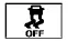 Yellow VDC off indicator icon