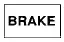 Brake warning icon red