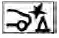Rear Automatic Braking RAB warning light yellow
