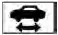 Green READY to drive indicator icon