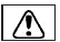 Master warning light icon, red exclamation mark