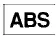 ABS warning light icon