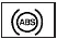 ABS system text-based warning light