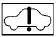 Yellow Electric Vehicle EV system warning icon