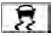 Slip indicator light icon showing a car with wavy tire tracks