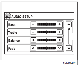 Audio setup