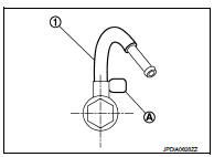  Refer to the followings when installing fluid cooler hose.